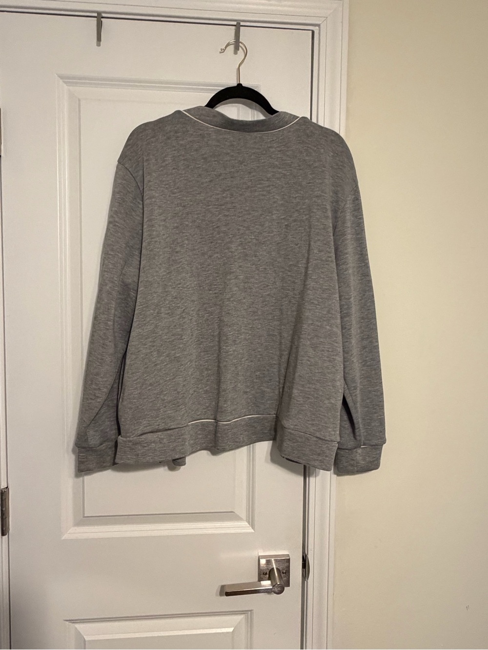 Grey Open Front Cardigan - Picture 2 of 5